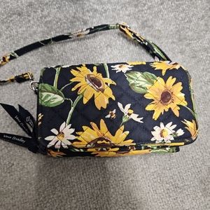 Vera Bradley sunflower crossbody/ wallet